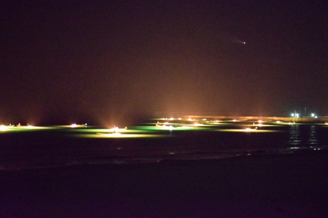 境港のコウイカエギングには投光器！おすすめの集魚灯はこれ！